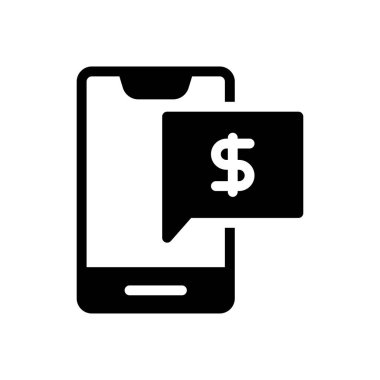 ileti vektörü düz simgesi