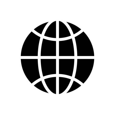 genel vektör glyph düz simgesi