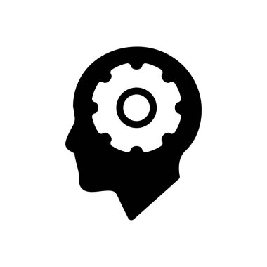 Pazarlama vektörü glyph düz simgesi