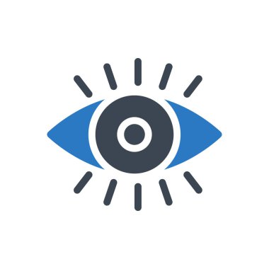 görünür vektör renk simgesi