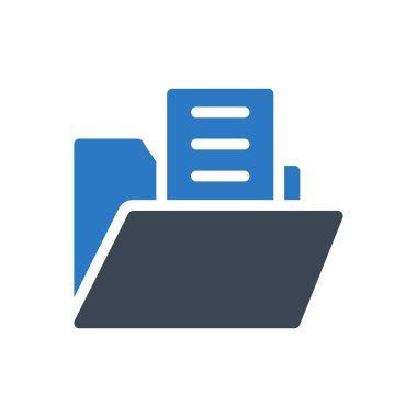 dosya vektör renk simgesi