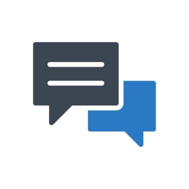 ileti vektör renk simgesi