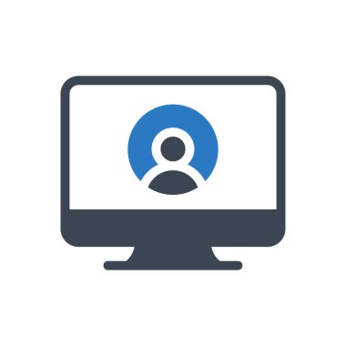 kullanıcı vektörü renk simgesi