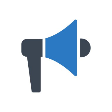 megafon vektör renk simgesi