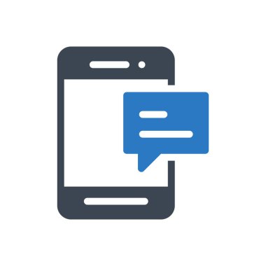 ileti vektör renk simgesi