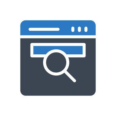 Web sayfası vektör renk simgesi