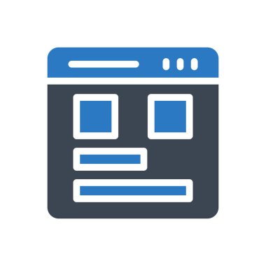 Düzen vektörü renk simgesi