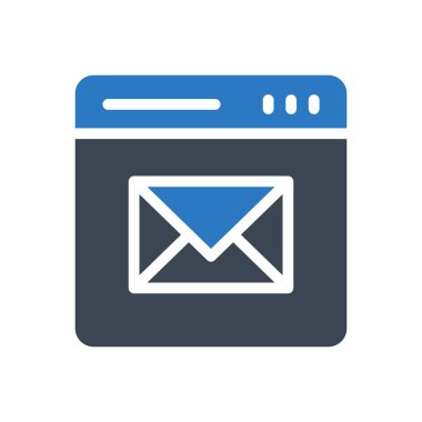 ileti vektör renk simgesi