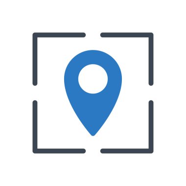 odak vektörü renk simgesi