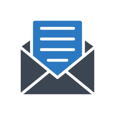 ileti vektör renk simgesi