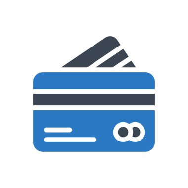 Kart vektör renk simgesi