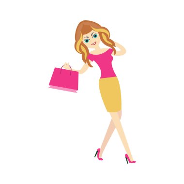 alışveriş vektörü düz renk simgesi