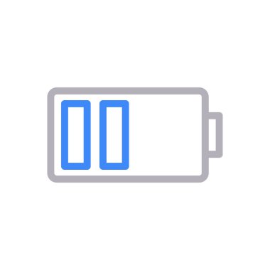 pil vektör renk çizgisi simgesi