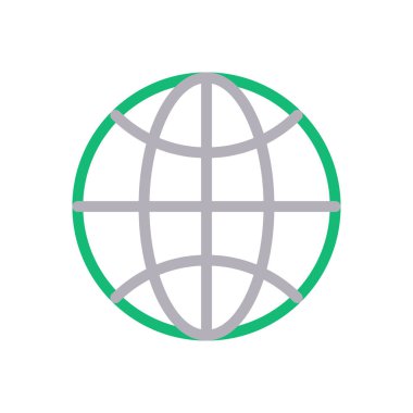 tarayıcı vektör renk çizgisi simgesi