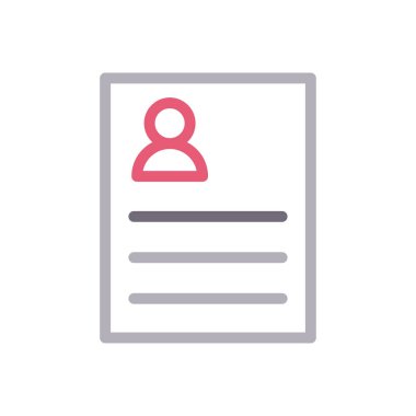 Vektör renk çizgisi simgesine devam et