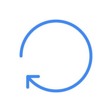 Vektör renk çizgisi simgesini tazele