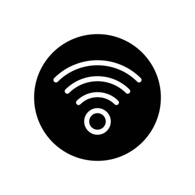 kablosuz vektör düz simge