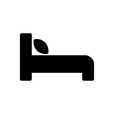 Otel vektör simgesi düz simgesi