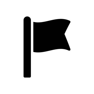 Düz vektör simgesini sallıyor