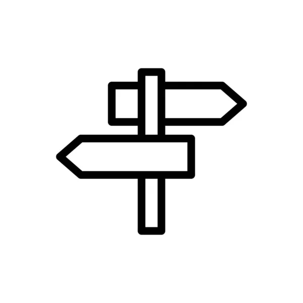 Board Vektor Thin Line Symbol — Stockvektor