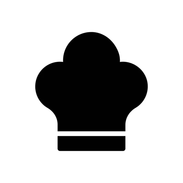 Cocinar Vector Glifo Icono Plano — Archivo Imágenes Vectoriales