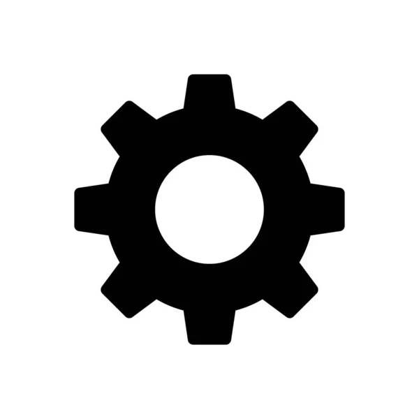 Preference Vector Glyph Flat Icon — 스톡 벡터