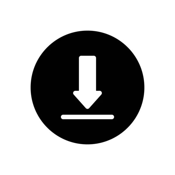 Vector Glyph Flat Icon — Stock Vector