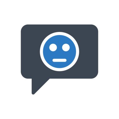 Gülen vektör renk simgesi