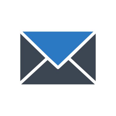 e-posta vektörü renk simgesi