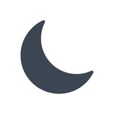 gece vektörü düz simge