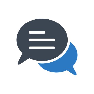 tartışma vektörü renk simgesi