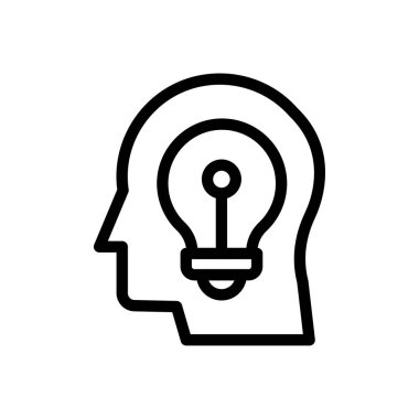 yaratıcı vektör ince çizgi simgesi