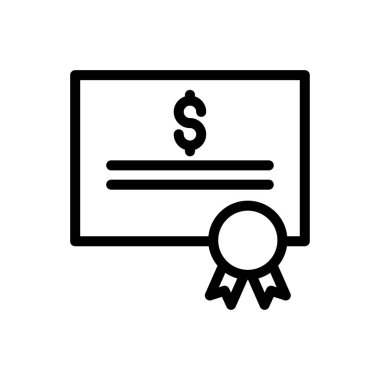 derece vektör ince çizgi simgesi