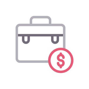 çalışma vektörü renk çizgisi simgesi