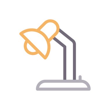 lamba vektör renk çizgisi simgesi