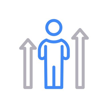 grafik vektör renk çizgisi simgesi