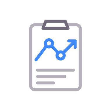 grafik vektör renk çizgisi simgesi