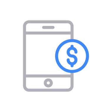 çevrimiçi vektör renk çizgisi simgesi