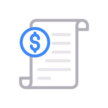 rapor vektör renk çizgisi simgesi