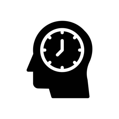 saat vektör düz simgesi