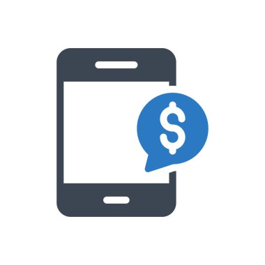 Dolar vektör renk simgesi