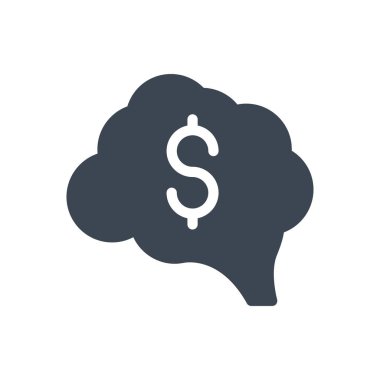 Zihin vektörü renk simgesi