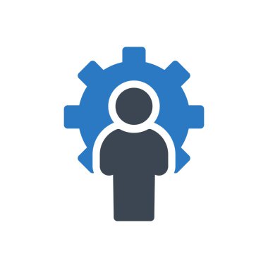 yönetim vektörü renk simgesi