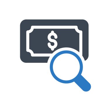 Dolar vektör renk simgesi