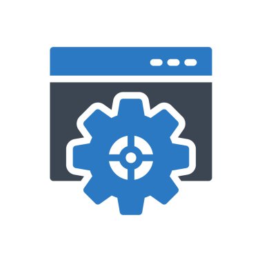 yönetim vektörü renk simgesi