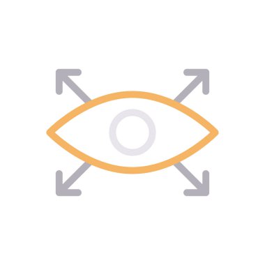 vektör renk çizgisi simgesine bak