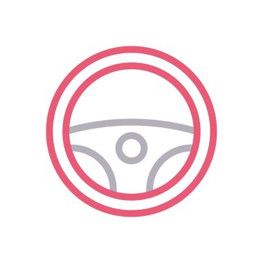 direksiyon vektörü renk çizgisi simgesi