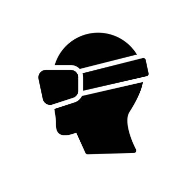 gözlük vektör düz simgesi