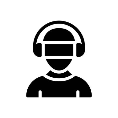 gerçeklik vektörü düz simgesi