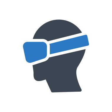 gözlük vektör renk simgesi